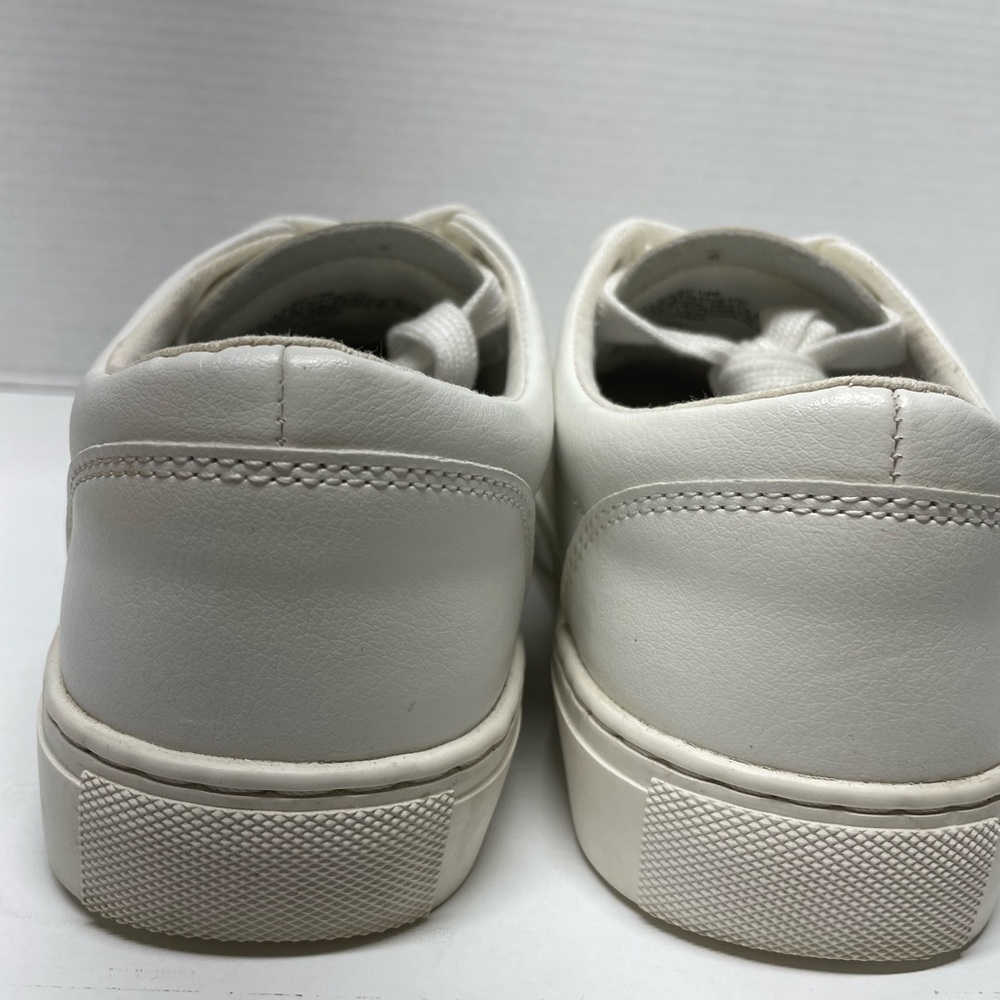 J. Crew Women's White Low-Top Leather Sneakers - Picture 6 of 7